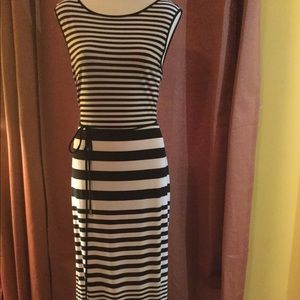 Long Maxi strip dress